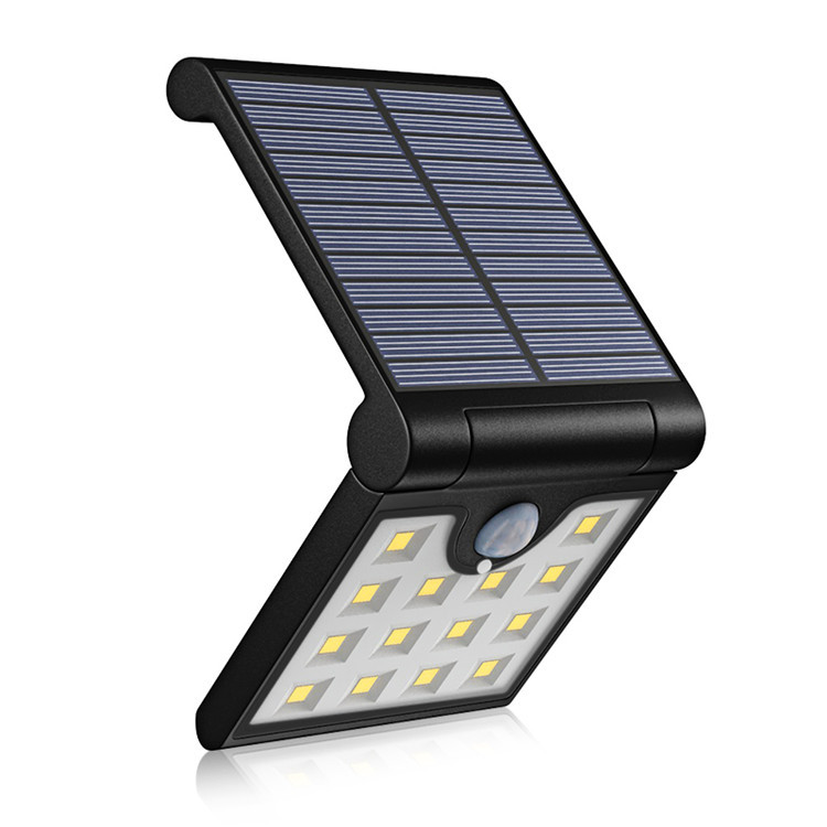 14LED 1W Outdoor Solar Folding Light IP65 Wall Light for Garden