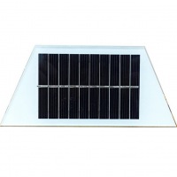 0.8W 5V Trapezoid Monocrystalline Glass Laminated Solar Panel 