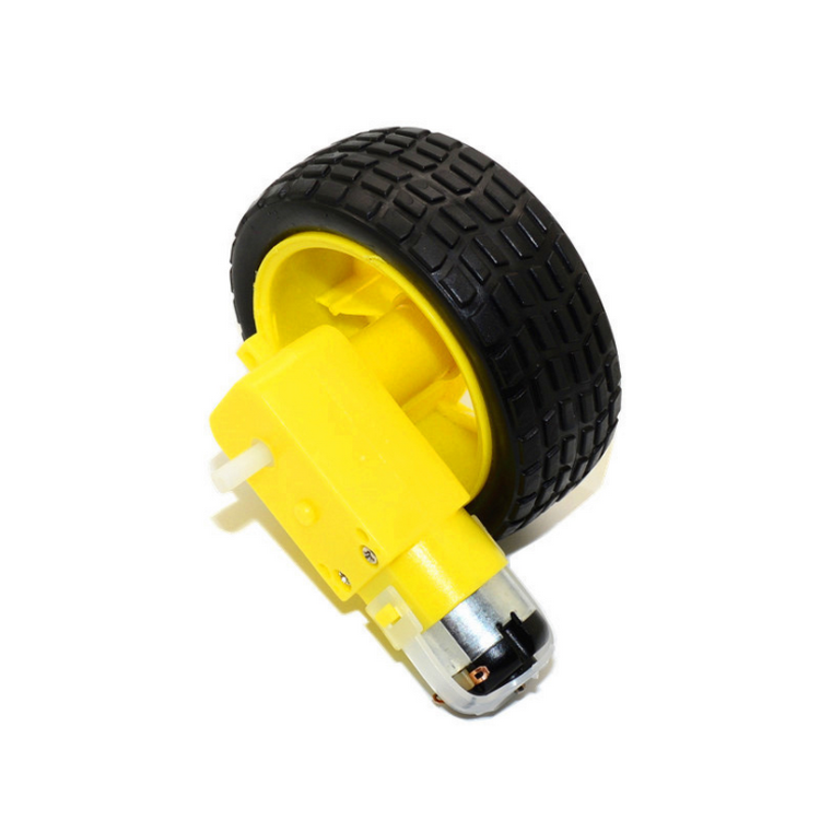 Robot tire + DC geared motor set