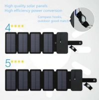 5V 8W/10W Solar Phone Charger For Outdooor Camping Hiking