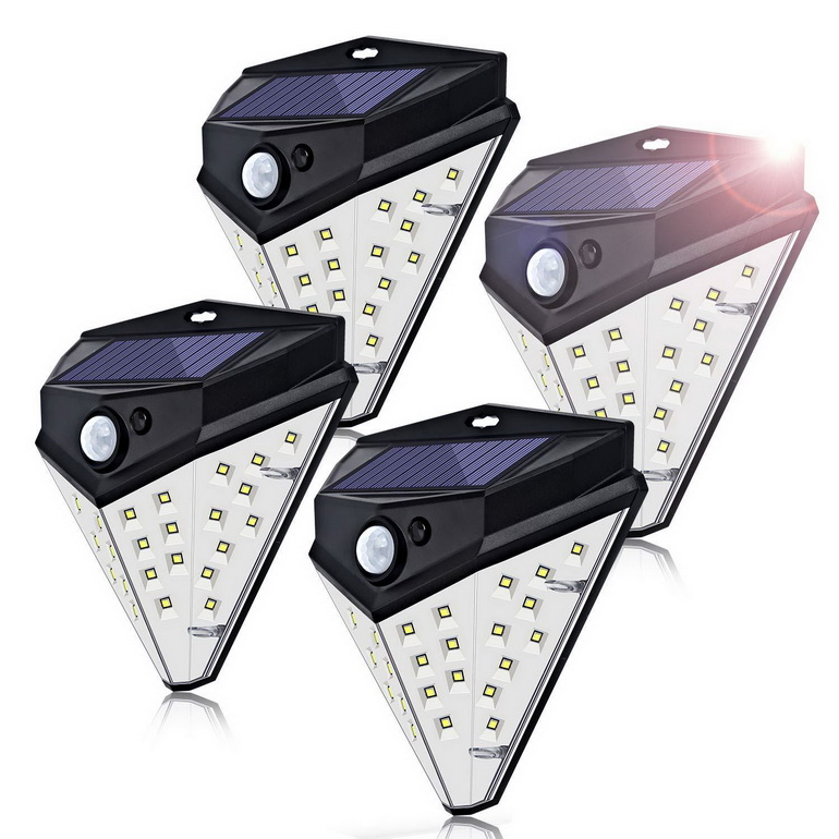 32LED solar wall light waterproof sensor light solar street light