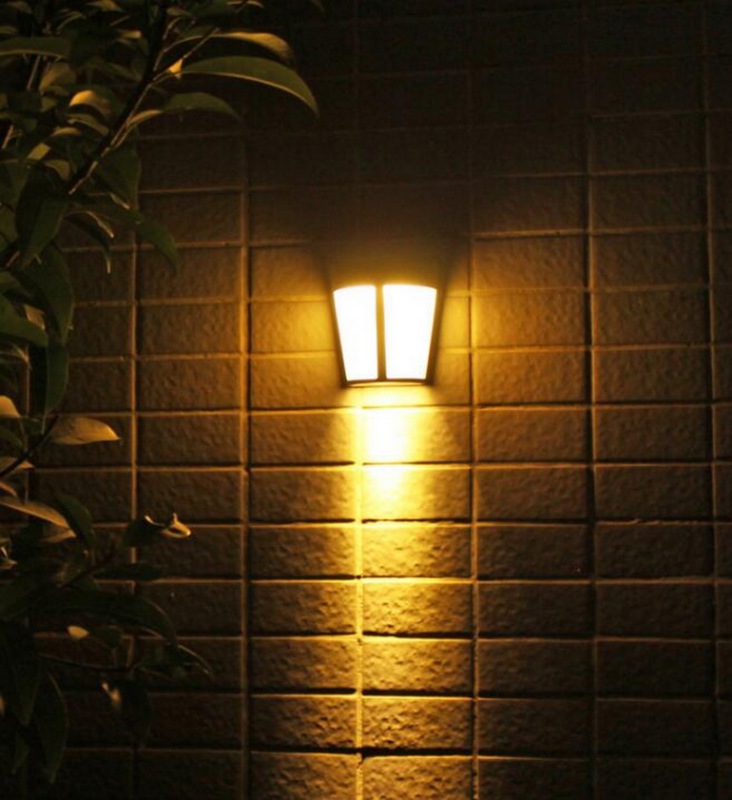 Solar 6 Led Garden Decoration Outdoor Street Wall Lamp Luminaria Light