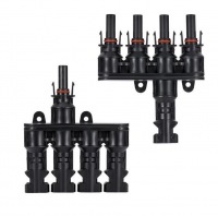 4 in Parellel Y MC4 Solar Panel Connectors Male and Female UL TUV Approved Solar PV Connectors
