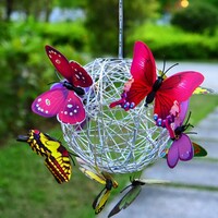 Solar Butterfly Hanging light