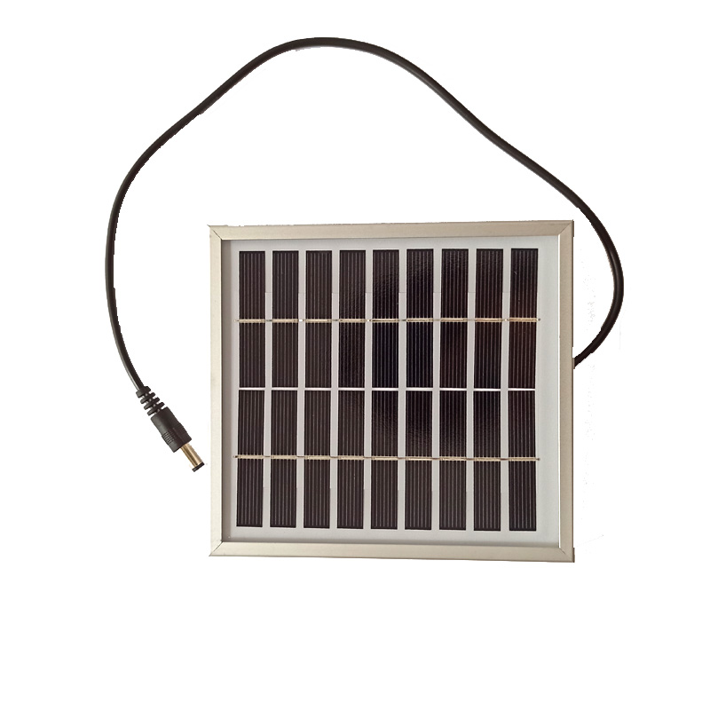 Paneles Solares Photovoltaic Rechargeable 9v Sun PV Module Cheap Price 2w 9 volts Small Glass Wall M