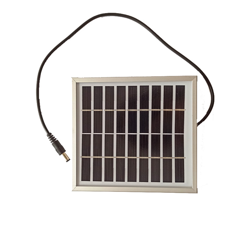 Paneles Solares Photovoltaic Rechargeable 9v Sun PV Module Cheap Price 2w 9 volts Small Glass Wall M