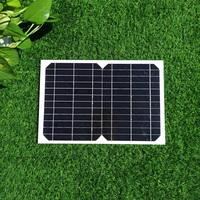 Frameless Glass Monocrystalline Photovoltaic Solar Panel 10W 12 v