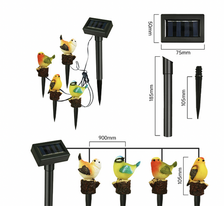 Solar Bird Lamp