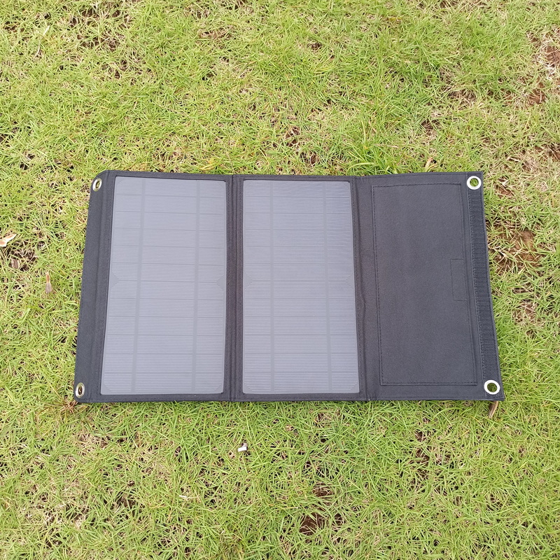 5V 10W Black Foldable Solar Panel Usb Charger