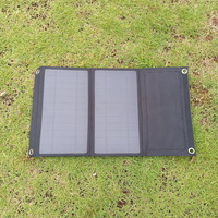 5V 10W Black Foldable Solar Panel Usb Charger