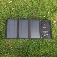 Folding Waterproof High Efficiency 21W Dual USB Charging Port Solar