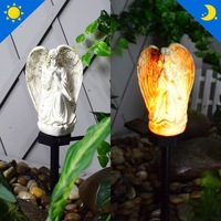 China Angel Statue Lamp Waterproof Warm White Garden Lights