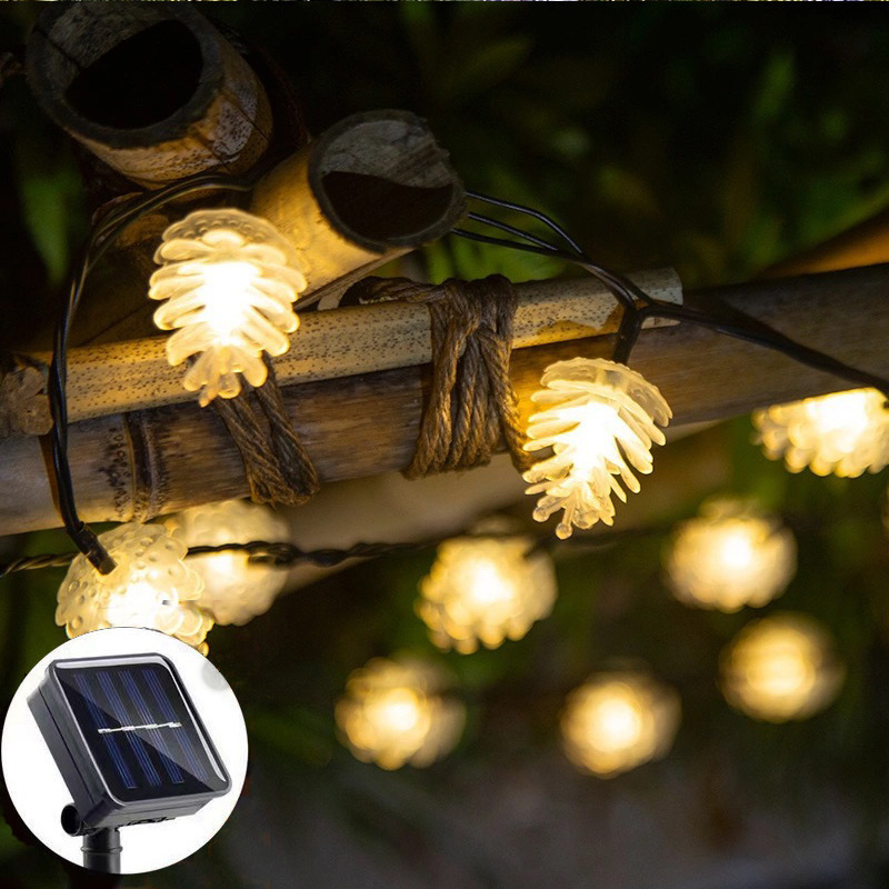 Festival Pine Cone Outdoor Waterproof Led Light String