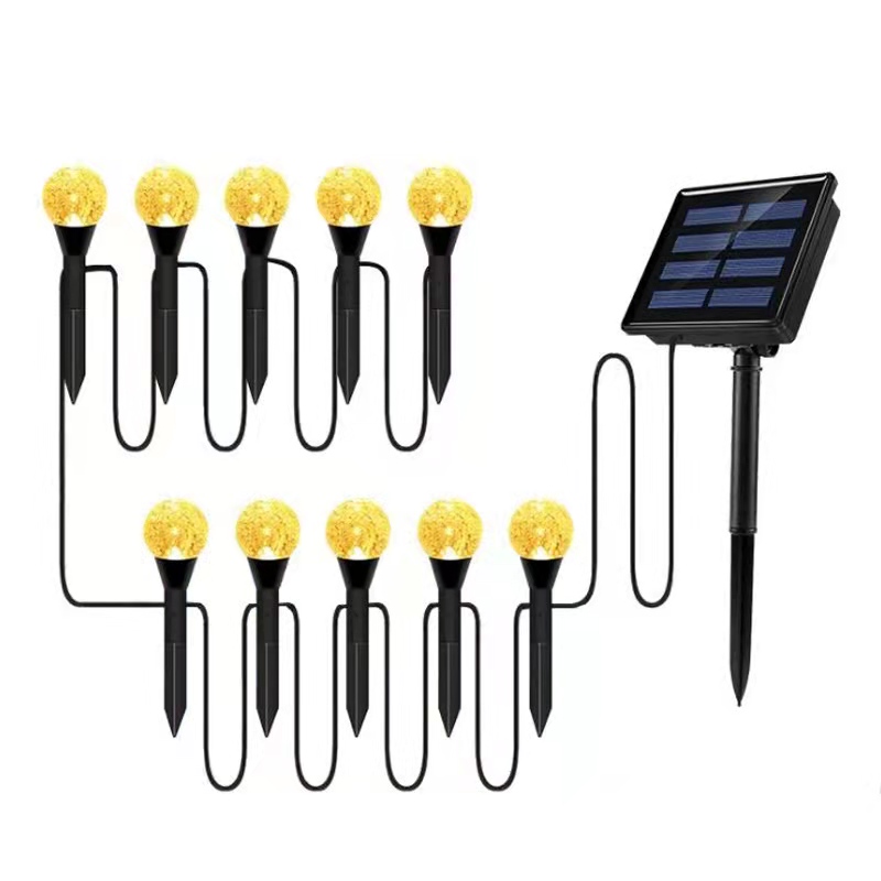 Pathway 10Led Solar Bubble Ball Garden String Light Lampe