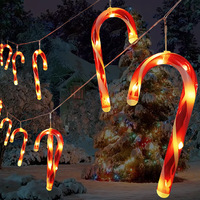 Xmas Christmas Lights Outdoor Christmas Candy Cane Lights