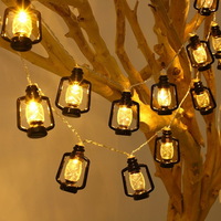 20 Led Outdoor Camping Lamp String Decorations Kerosene Lamp String