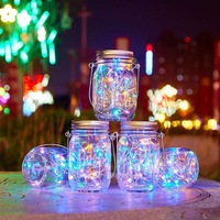 20 Led Glass Mason Jar Solar Light