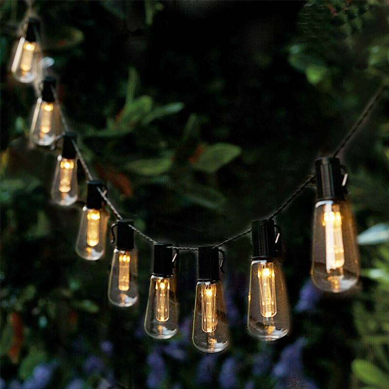  Led Hanging Waterproof Outdoor Garden Solar Light Decorative Lights Bulb String