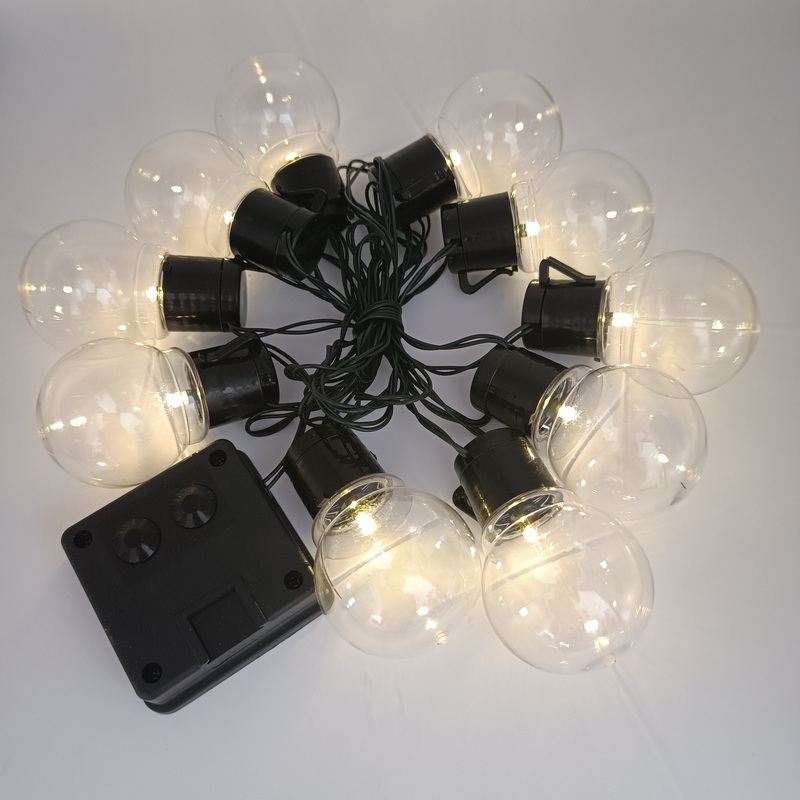 Garden Patio Decoration Warm White Led Rechargeable Solar Light Bulb