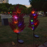 Solar Pine and Cypress Tree Light Simulation Christmas Outdoor Garden Courtyard Decoration Light