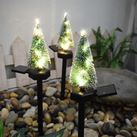 Christmas Tree Led Lights Outdoor Decoration Rechargeable Garden Lights
