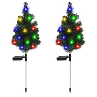 Outdoor Artificial Trees With Lights Multicolor Led Garden Xmas Decoration Tree Light