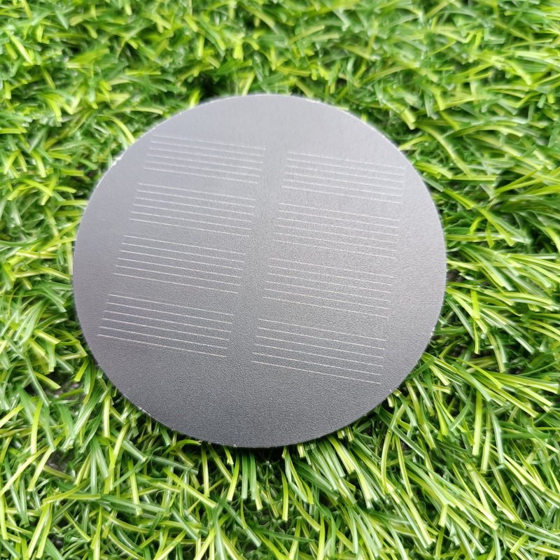 Dia 66mm 03W 2V Mono Mini Soler for Lawn Garden Outdoor Light Round Photovoltaic Solar Panel