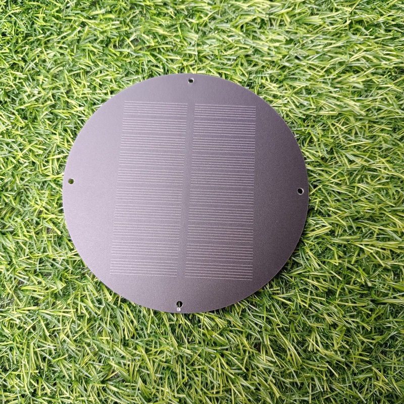 Mono Cells Module PET Solar Panel 133mm Diameter with Unique Shape