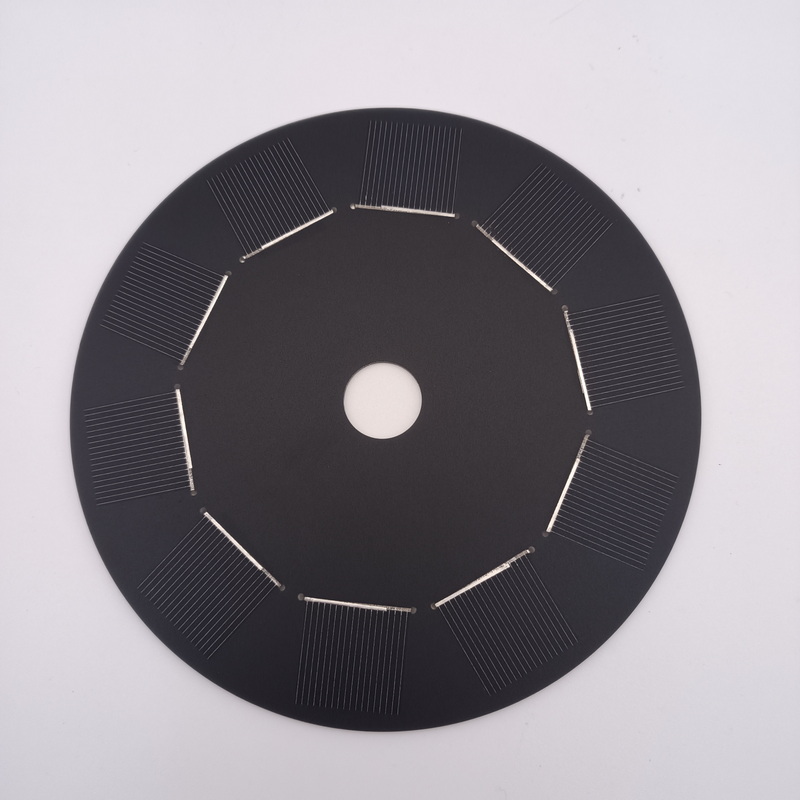 Small Circular Panneau Solaire Monocrystalline Solar Cells 1.25w Round Shape Mini Solar Panel 160mm 