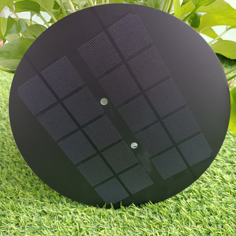 Solar Modules 5v 5w 1a Dia 270 mm Round Shape Mini Solar Panel