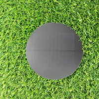 Custom Mono Crystalline 120mm Small Round Circle Solar Panel