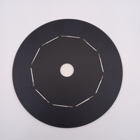 Small Circular Panneau Solaire Monocrystalline Solar Cells 1.25w Round Shape Mini Solar Panel 160mm 