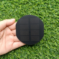 Custom Mini Solar Panels 3v Power 04w Tiny 200ma Round Solar Panel 2 v Size Dia75 mm