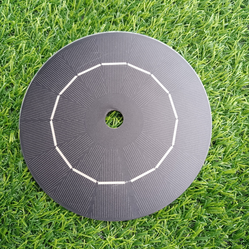 7V 2.5watt 350ma Round Monocrystalline PV Solar Panel 2.5w 160mm Dia