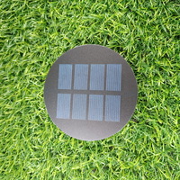 Round Solar Panel Small Custom Circular 05w Mini Solar Panels 2v 90mm Dia