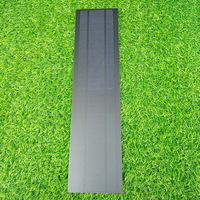 Small Monocrystalline Silicon PET Laminated Solar Panel 5W 18V Black 100x400mm 19-22% Efficiency