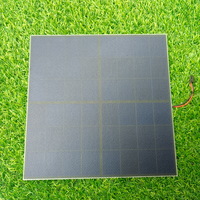 12V 13W Custom Square Black ETFE Solar Panel 260x260 China Panneau Solaire