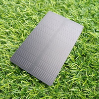 5V 1W 200mAh LED Power 100x62mm 19-20% Efficiency for Educational Kits & Solar Toys