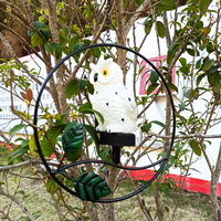 Pendant Yard Solar Charging Owl Outdoor Rechargeable Lamp Solar Powered Bird Lights