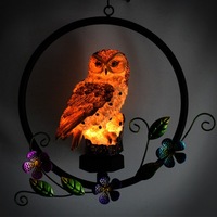 Parrot Angel Solar Light Outdoor Waterproof Tree Hanging Lights Owl Garden Light Decoration