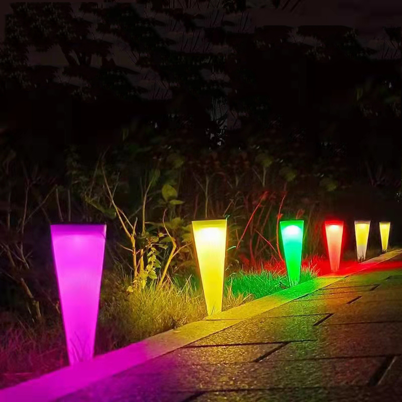 Garden Rechargeable Pathway Patio Lights Waterproof Outdoor Decorative Lamp