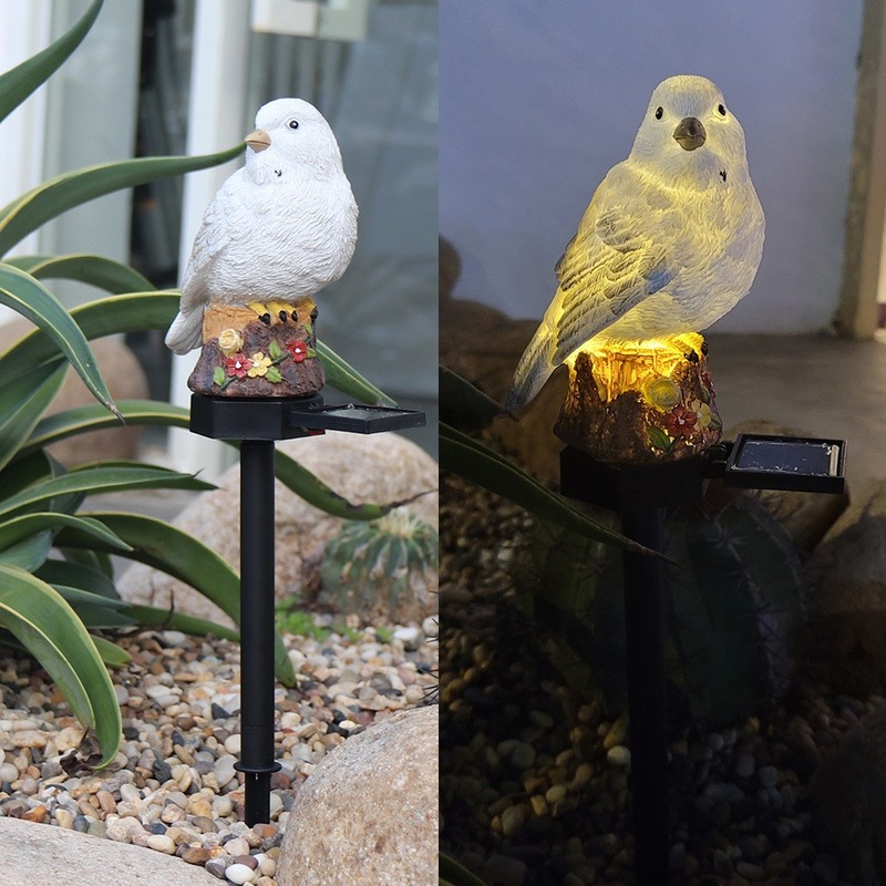 Led Solar Cartoon Animal Birds Lawn Pathway Lights Waterproof Lighting Decoration
