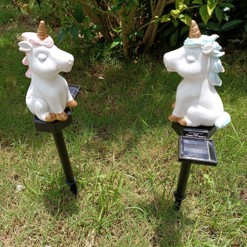 Animal Unicorns Lighted Decoration Patio Light Outdoor Without Sensor Led Garden Lights
