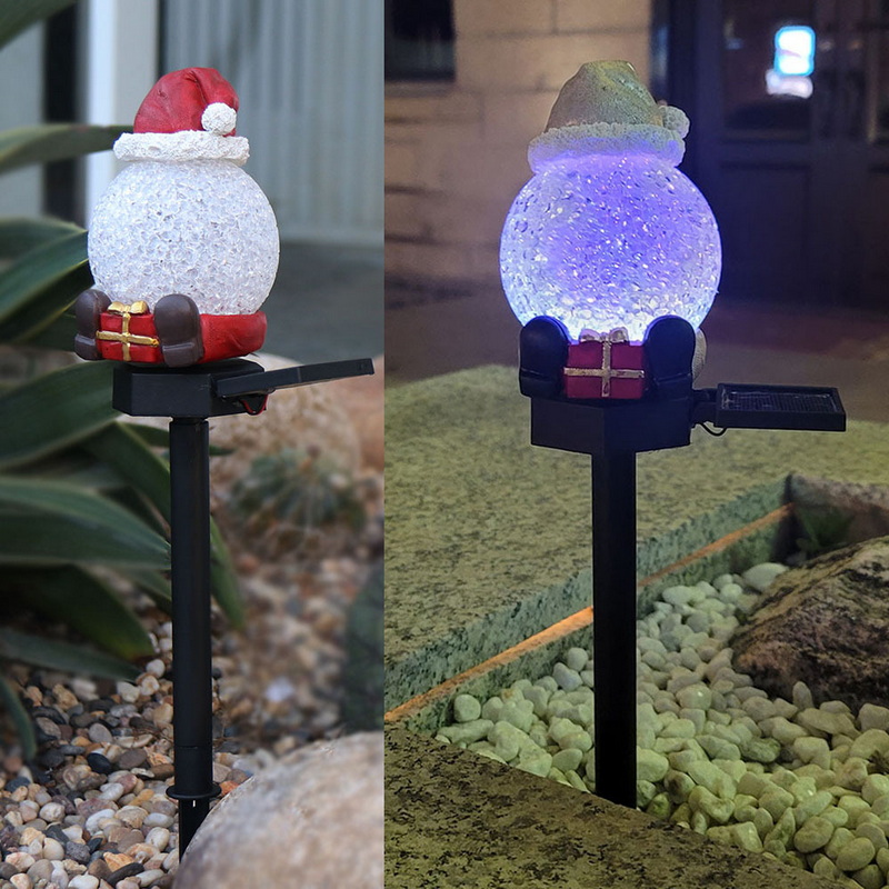 Waterproof Xmas Old Man 7 Color Changing Led Christmas Lights Outdoor IP44