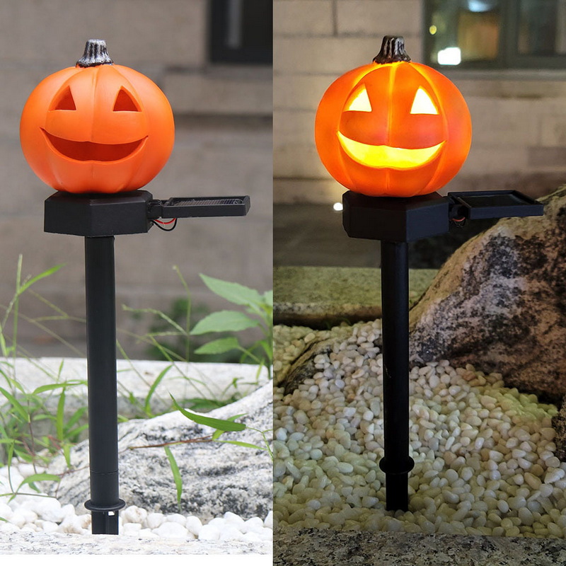 Rechargeable Retail Led Lighted Pumpkin Halloween Festival Outdoor Garden Lawn Decorative Pumpkin Li