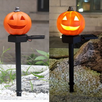 Rechargeable Retail Led Lighted Pumpkin Halloween Festival Outdoor Garden Lawn Decorative Pumpkin Li
