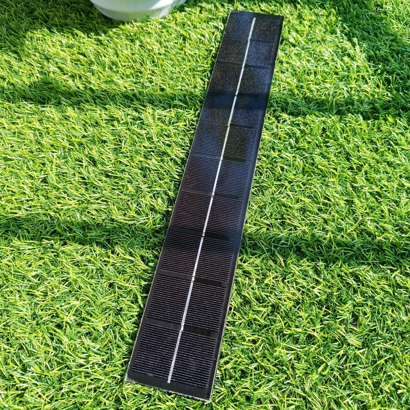 360x56 Monocrystalline Glass Solar Panel 5V 3W 600mA with 19-20% Efficiency