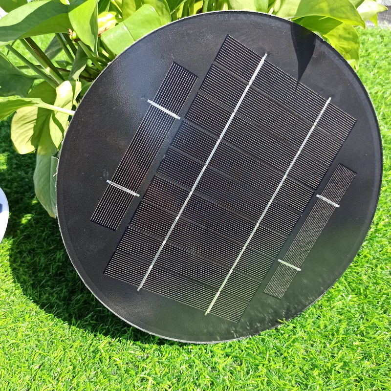 Monocristallino Pv Solar Module Tempered Glass Solar Plate Solar Panel 5w Round 260mm