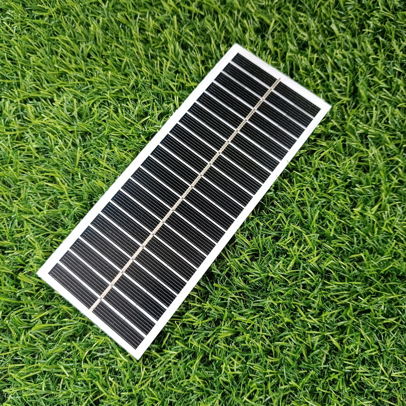 Frameless Glass Solar PV Module 10v 2w 2 Watt Small Solar Panel 2 w