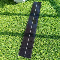360x56 Monocrystalline Glass Solar Panel 5V 3W 600mA with 19-20% Efficiency